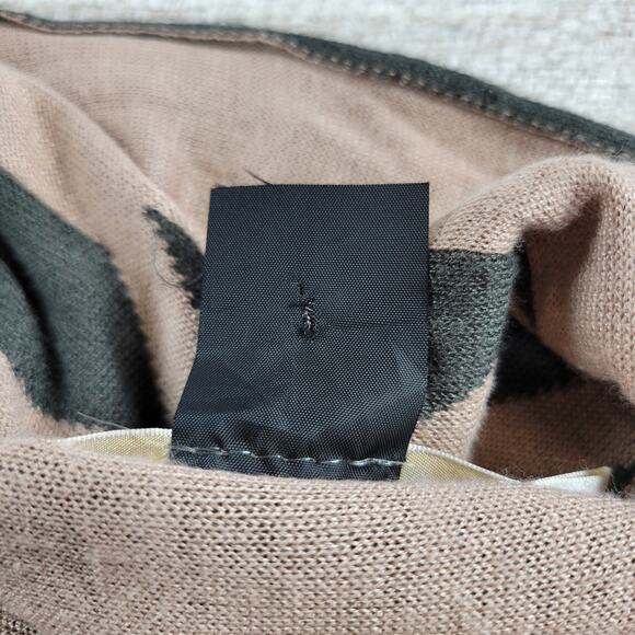 Urban Mangoz Duster Cardigan Womens Small Tan Gray Aztec Southwest Boho Sweater - Picture 5 of 14